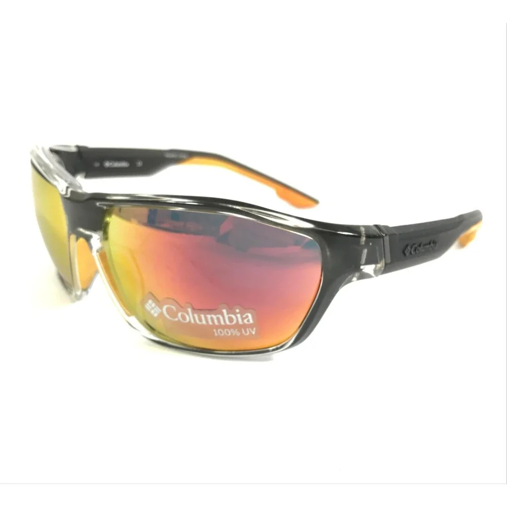 Columbia Sunglasses PISTE BEAST MR C517SM Black Frames w/ Orange Mirrored Lenses